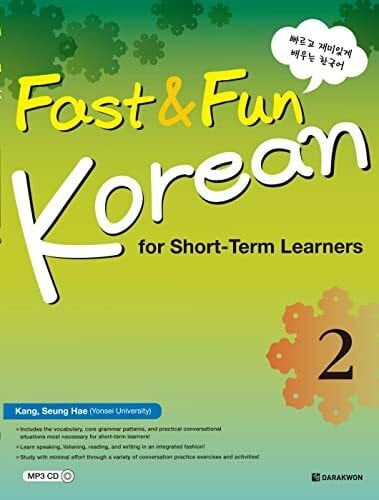 Fast & Fun Korean 2 A2: Kurs- und Übungsbuch mit Audios (Fast & Fun Korean for Short -Term Learners)