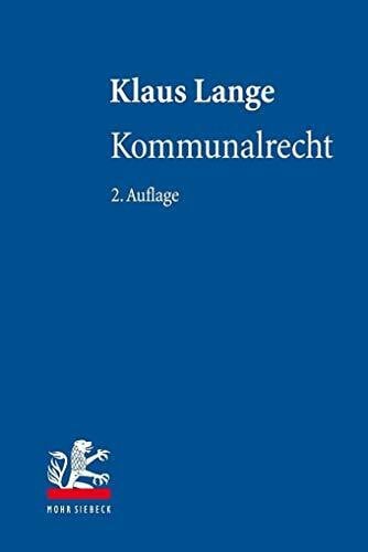 Lange, Klaus Kommunalrecht