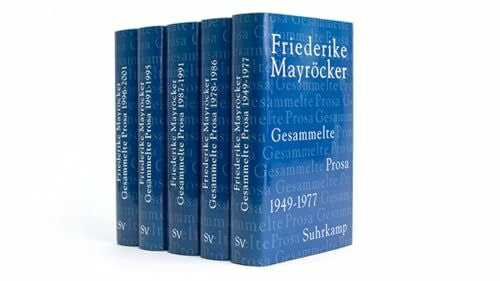 Kling, Thomas Gesammelte Prosa: Gesammelte Prosa in 5 Bänden