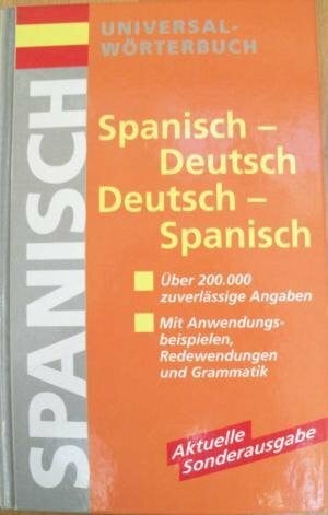 Universal-Wörterbuch Spanisch-Deutsch / Deutsch-Spanisch