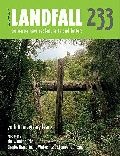 Eggleton, David Landfall 233: Aotearoa New Zealand Arts and Letters, Autumn 2016