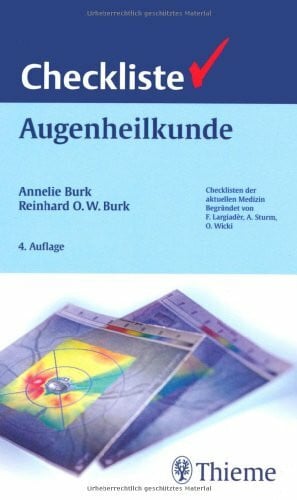 Burk, Annelie Checkliste Augenheilkunde