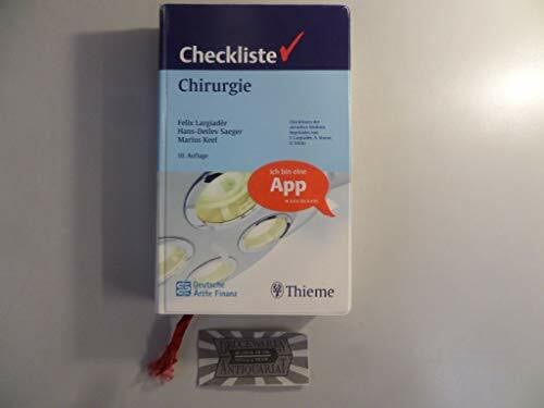 Aigner, Franz Checkliste Chirurgie: Inklusive App (Checklisten Medizin)
