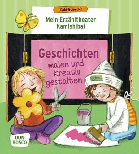 Scherzer, Gabi Mein Erzähltheater Kamishibai: Geschichten malen und kreativ gestalten: inkl. Downloadcode für Zusatzmaterial (Das Praxis- und Methodenbuch zum Erzähltheater)