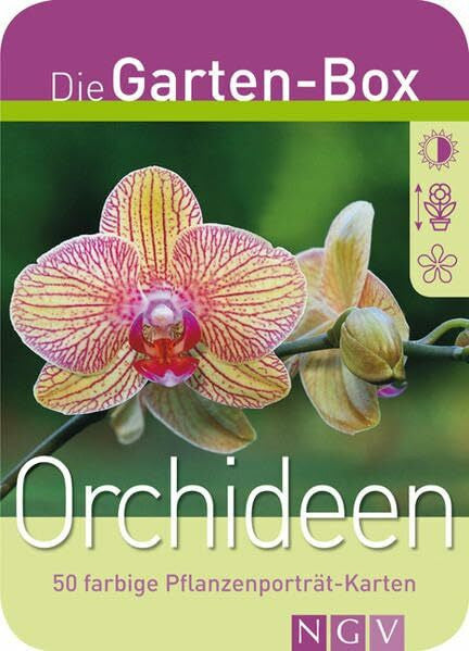 . Orchideen. Die Garten-Box. 50 farbige Pflanzenporträt-Karten