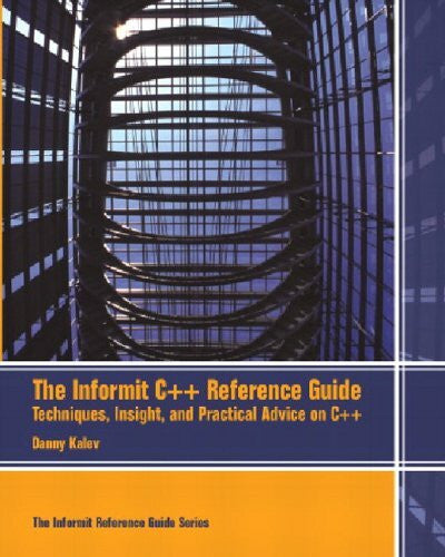 Kalev, Danny Informit C++ Reference Guide