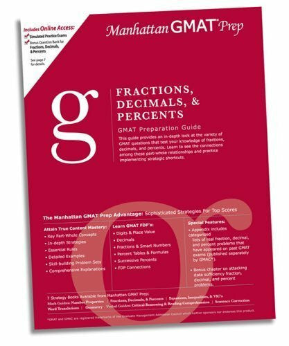 Not Available Fractions, Decimals, & Percents Gmat Preparation Guide (Manhattan Gmat Prep)