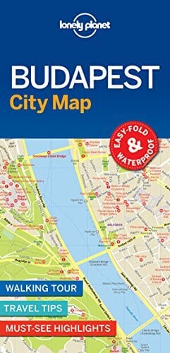 Lonely Planet Lonely Planet Budapest City Map 1: Walking Tour - Travel Tips- Must-see Highlights. Easy Fold & Waterproof