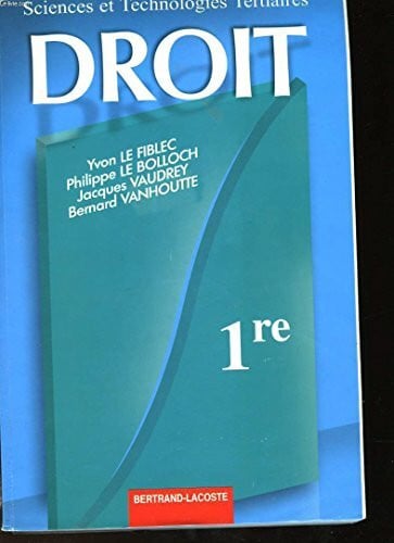 Bertrand Lacoste DROIT 1RE STT