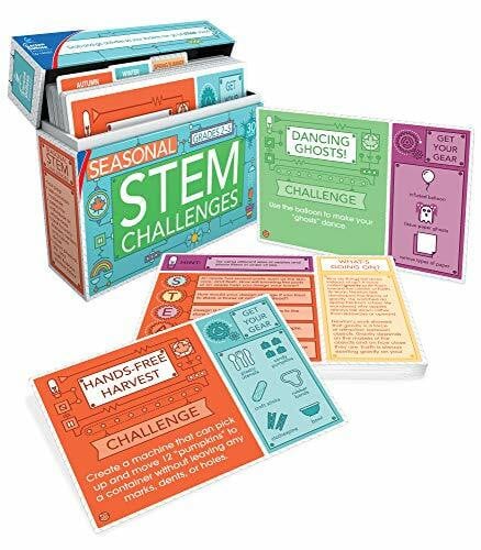 Carson-Dellosa Publishing Seasonal Stem Challenges Learning Cards