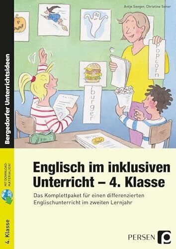 Seeger, Antje Englisch im inklusiven Unterricht - 4. Klasse: Das Komplettpaket für einen differenzierten Englischunterricht im zweiten Lernjahr