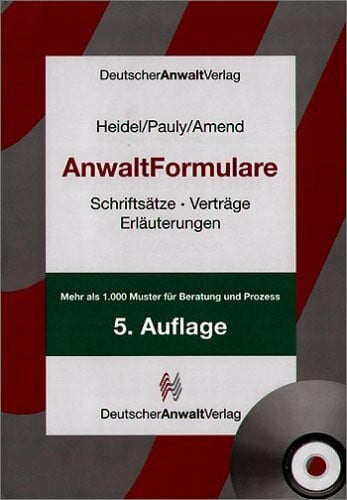Wagner, Jens AnwaltFormulare: Schriftsätze - Verträge - Erläuterungen