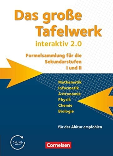 Wörstenfeld, Willi Das groÃe Tafelwerk interaktiv 2.0: Schulbuch (Das groÃe Tafelwerk interaktiv 2.0, Allgemeine Ausgabe (auÃer Niedersachsen und Bayern))