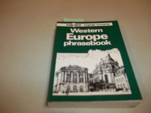 Van Driesum, Rob Lonely Planet Western Europe Phrasebook (LONELY PLANET EUROPE PHRASEBOOK)