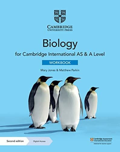 Parkin, Matthew Cambridge International As + a Level Biology Workbook With 2 Year Digital Access