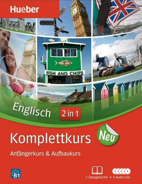 Fox, Stephen Komplettkurs Englisch Neu: Anfängerkurs & Aufbaukurs / Paket: 2 Ãbungsbücher + 5 Audio-CDs (Komplettkurs Neu)