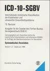 Deutsches Institut f. medizinische Dokumentation u. Information ICD-10-SGB-V, Systematisches Verzeichnis 1.3