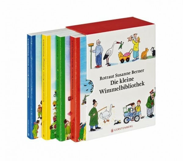 Berner, Rotraut Susanne Die kleine Wimmelbibliothek, 4 Bde.: 4 Minibände im Schuber Winter, Frühling, Sommer, Herbst