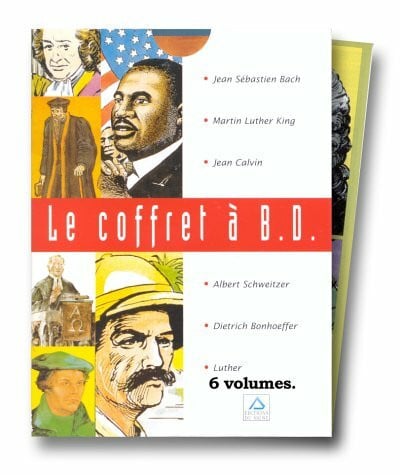 Collectif Coffret les grandes figures du protestantisme 6 V (Bandes Dessinée)