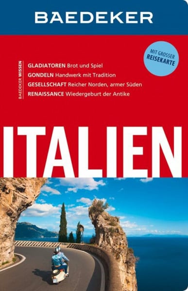 Robert Fischer Baedeker Reiseführer Italien: mit GROSSER REISEKARTE