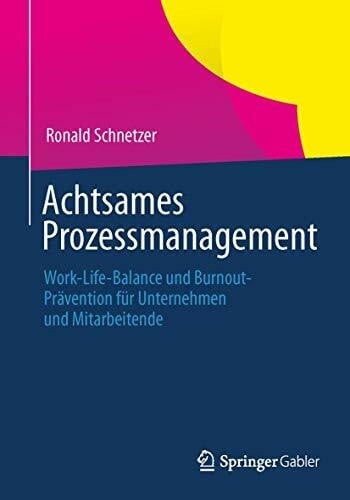 Schnetzer, Ronald Achtsames Prozessmanagement: Work-Life-Balance und Burnout-Prävention für Unternehmen und Mitarbeitende