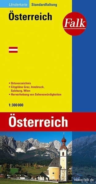 unbekannt Falk Länderkarte Österreich 1:300 000