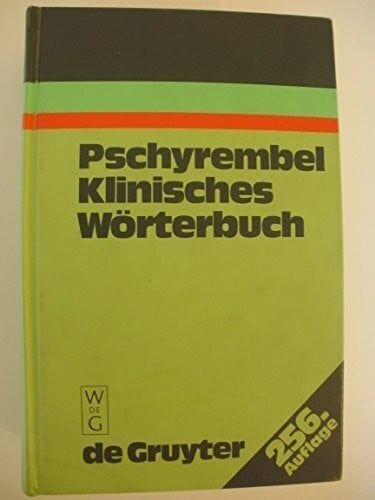 Zink, Christoph Pschyrembel Klinisches Wörterbuch: Mit klinischen Syndromen und Nomina Anatomica