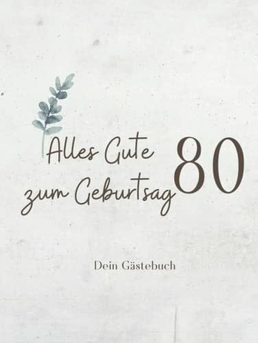 Feierei, Nicis Gästebuch 80 Geburtstag: Buch zum Eintragen für Glückwünsche und die schönsten Fotos der Gäste I Geschenk für Frau oder Mann I Geschenkidee 80. Geburtstag