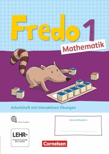 Franzen-Stephan, Nicole Fredo - Mathematik - Ausgabe A - 2021 - 1. Schuljahr: Arbeitsheft mit interaktiven Übungen online - Mit Stickerbogen