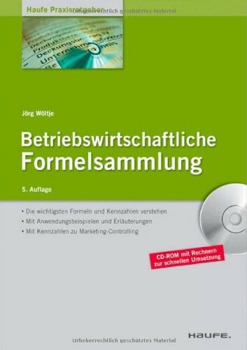 Wöltje, Jörg Betriebswirtschaftliche Formelsammlung