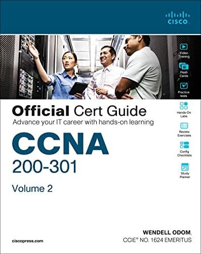 Odom, Wendell CCNA 200-301 Official Cert Guide, Volume 2