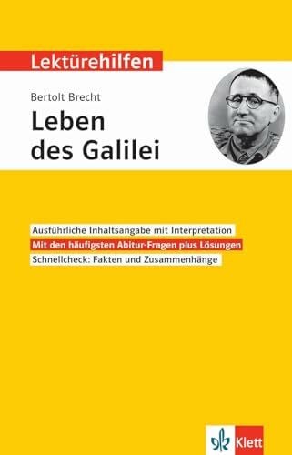 Brecht, Bertolt Klett Lektürehilfen Bertolt Brecht, Leben des Galilei: Interpretationshilfe für Oberstufe und Abitur