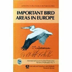 International Council for Bird Preservation Important Bird Areas in Europe