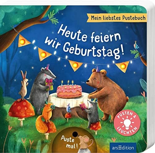 Szmidt, Aleksandra Mein liebstes Pustebuch – Heute feiern wir Geburtstag!: Pusten & leuchten | Hochwertiges Pappbilderbuch mit Pustefunktion und Licht für Kinder ab 18 Monaten