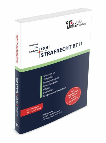 Schweinberger, Dr. Dirk Pocket Strafrecht BT II: Grundwissen - Fälle - Klausurhinweise - 48 Karteikarten (Pocket / Die kompakte Lernhilfe)