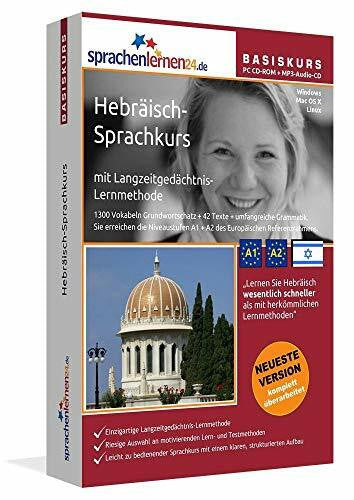 sprachenlernen24 Sprachenlernen24.de Hebräisch-Basis-Sprachkurs: PC CD-ROM für Windows/Linux/Mac OS X + MP3-Audio-CD für MP3-Player. Hebräisch lernen für Anfänger