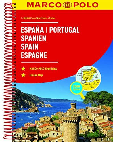 MAIRDUMONT GmbH & Co. KG MARCO POLO Reiseatlas Spanien, Portugal 1:300 000: mit Europa 1:4 500 000 (MARCO POLO Reiseatlanten)