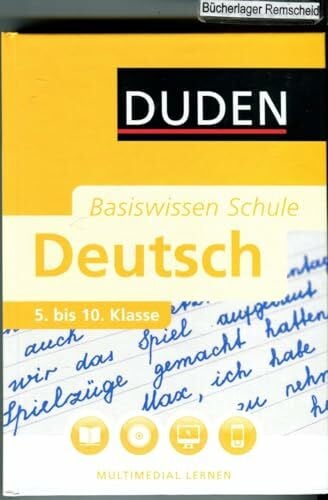 Marquardt-Langermann, Martina Basiswissen Schule – Deutsch 5. bis 10. Klasse: Das Standardwerk für Schüler