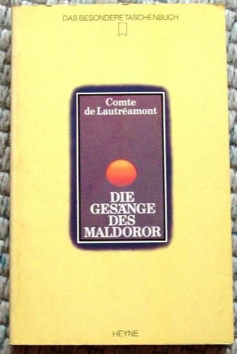 Elisabeth Lenk Die Gesänge des Maldoror