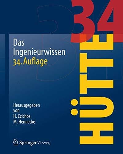 Akademischer Verein Hütte e.V. HÜTTE - Das Ingenieurwissen