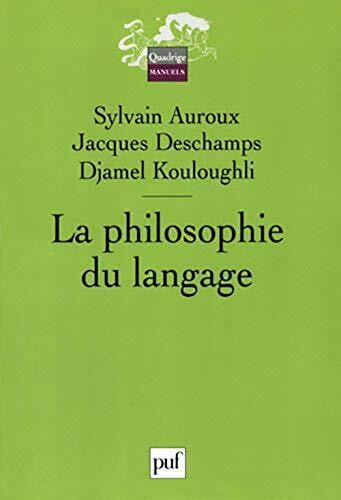 Kouloughli, Daniel La philosophie du langage
