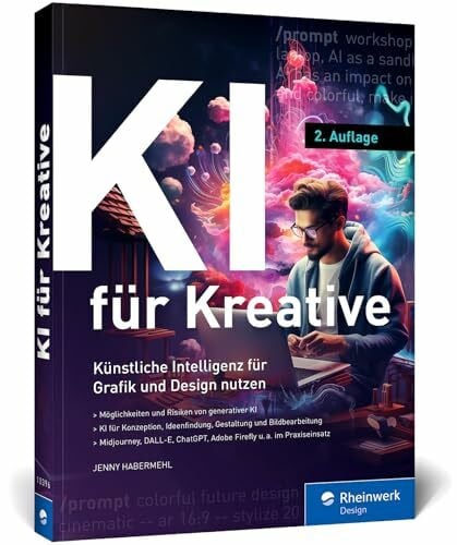 Habermehl, Jenny KI für Kreative: Künstliche Intelligenz für Grafik und Design. So binden Sie KI sinnvoll in den Designprozess ein. Mit vielen Praxisbeispielen