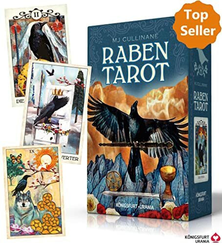 MJ Cullinane Raben Tarot (Crow Tarot): Set mit Booklet und 78 Karten: Set mit Booklet und Karten (Orakelkarten Deutsch)