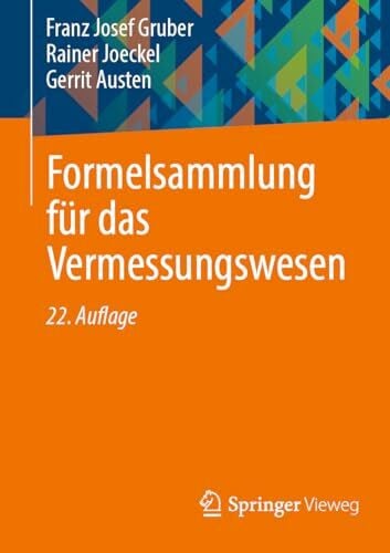 Austen, Gerrit Formelsammlung für das Vermessungswesen