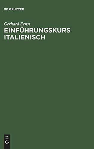 Ernst, Gerhard Einführungskurs Italienisch, Lehrbuch