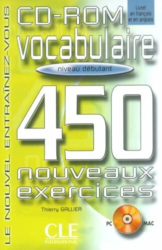 de Schonen, Evangeline Le Nouvel Entrainez-vous: Vocabulaire - 450 nouveaux exercices - CD-Rom debu