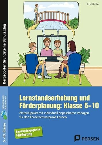 Rother, Ronald Lernstandserhebung & Förderplanung: Klasse 5-10: Materialpaket mit individuell anpassbaren Vorlagen für den Förderschwerpunkt Lernen