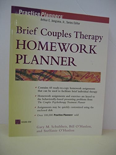 O'Hanlon, Steffanie The Brief Couples Therapy Homework Planner (Practiceplanners?, Band 15)