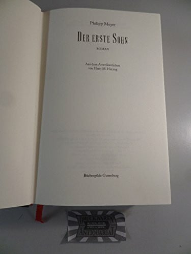 Herzog, Hans M. Der erste Sohn: Roman