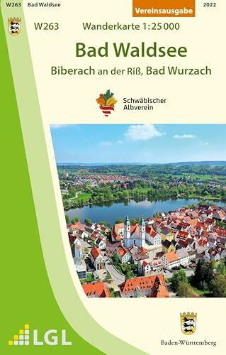 Schwäbischer Albverein e.V. W263 Bad Waldsee - Biberach an der Riß, Bad Wurzach: Wanderkarte 1:25.000 (Karte des Schwäbischen Albvereins)